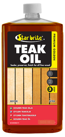 ŚRODEK KONSERWUJĄCY PREMIUM GOLDEN TEAK OIL 1000ml 