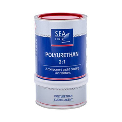 SEA-LINE FARBA POLIURETANOWA 2K CZERWONA 5656 750ml