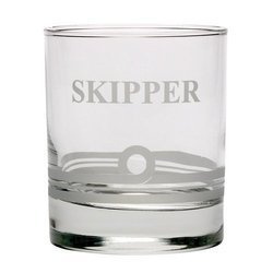 SZKLANKA DO WHISKY 2187 Z NAPISEM SKIPPER