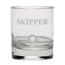 SZKLANKA DO WHISKY 2187 Z NAPISEM SKIPPER