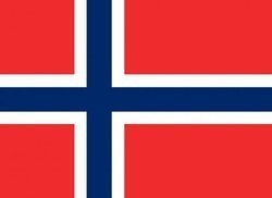 BANDERA NORWEGII 19x35 POLIESTER